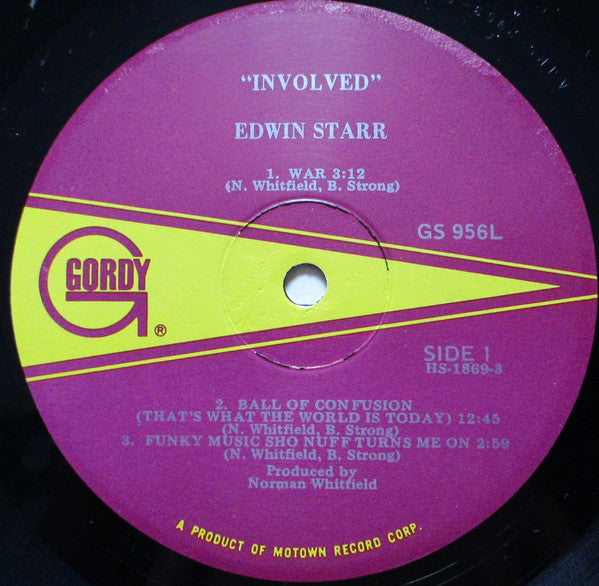 Edwin Starr : Involved (LP, Album)