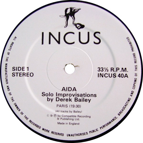 Derek Bailey : Aida (LP, Album)