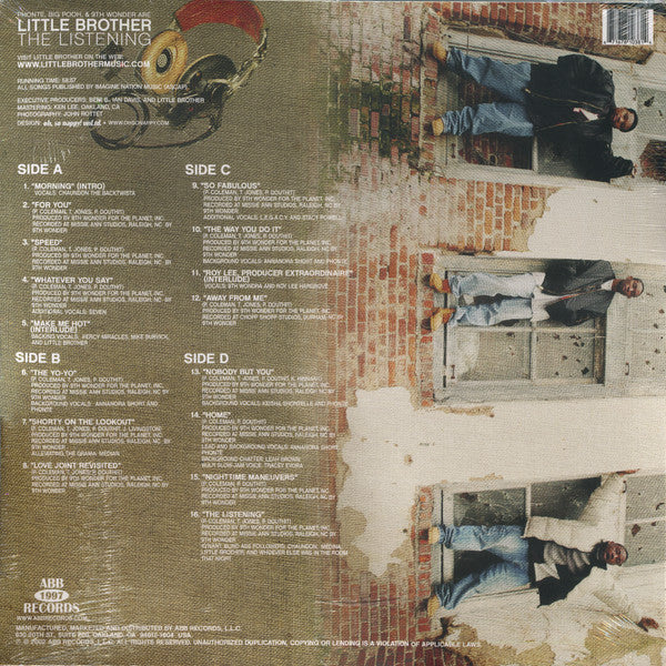 Little Brother (3) : The Listening (2xLP, Album, RE, RP, Whi + 7", Single)