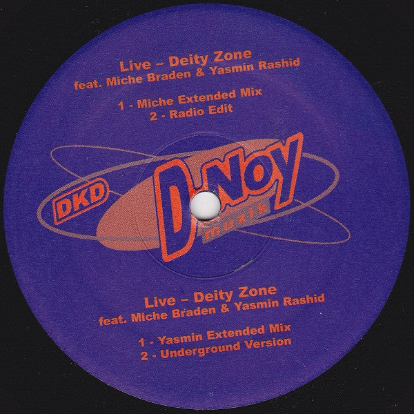 Deity Zone Feat. Miche Braden & Yasmin Rashid : Live (12")