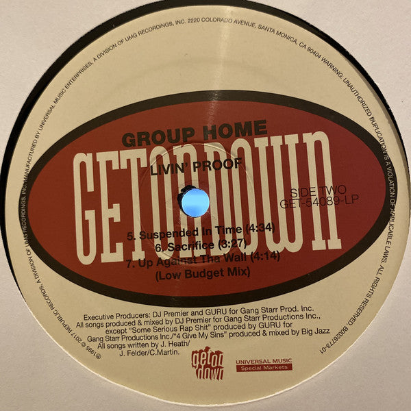 Group Home : Livin' Proof (2xLP, Album, RE)