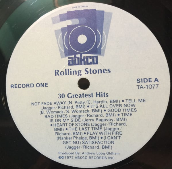 The Rolling Stones : 30 Greatest Hits (2xLP, Comp)
