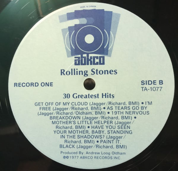 The Rolling Stones : 30 Greatest Hits (2xLP, Comp)
