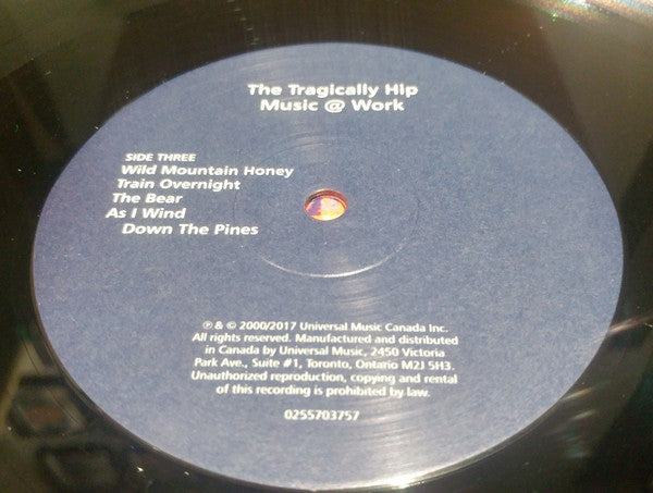 The Tragically Hip : Music @ Work (LP + LP, S/Sided + Album, RE, RM)