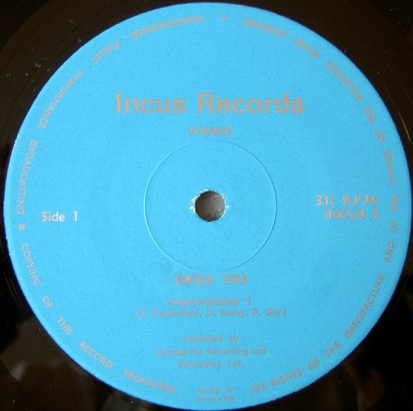 Iskra 1903 : Iskra 1903 (2xLP, Album, Gat)