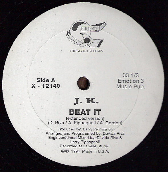 J.K. : Beat It (12")