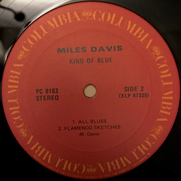 Miles Davis : Kind Of Blue (LP, Album, RE)