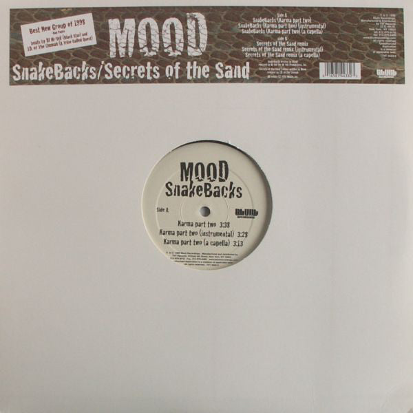 Mood : Snakebacks / Secrets Of The Sand (12")