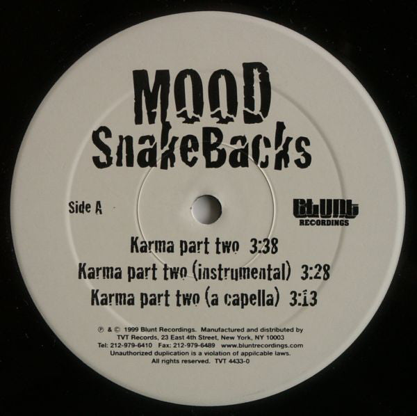 Mood : Snakebacks / Secrets Of The Sand (12")
