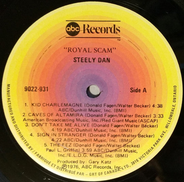 Steely Dan : The Royal Scam (LP, Album)