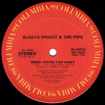 Gladys Knight And The Pips : When You're Far Away (12")