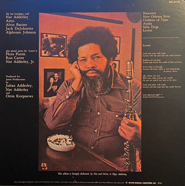 Cannonball Adderley : Lovers (LP, Album, Gat)