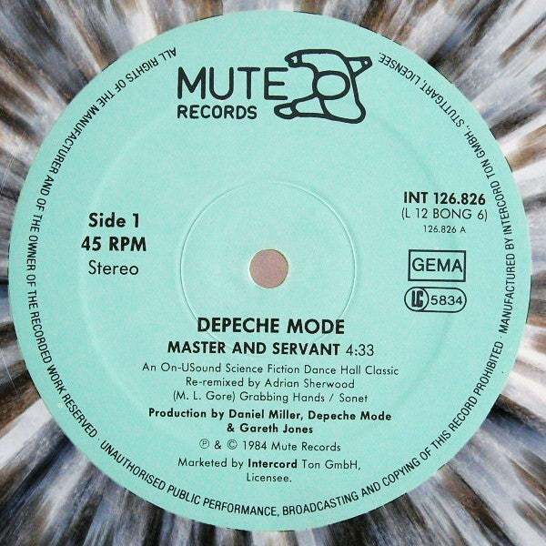 Depeche Mode : Master And Servant (An ON-USound Science Fiction Dance Hall Classic) (12", Maxi, Ltd, Num, Gre)