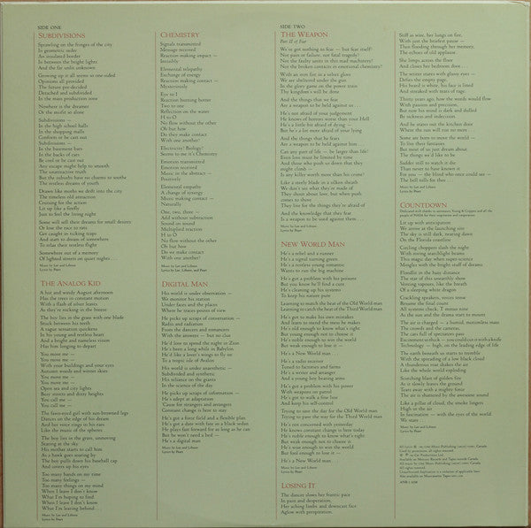 Rush : Signals (LP, Album)