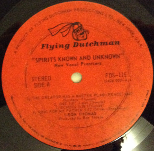 Leon Thomas : Spirits Known And Unknown (LP, Album)