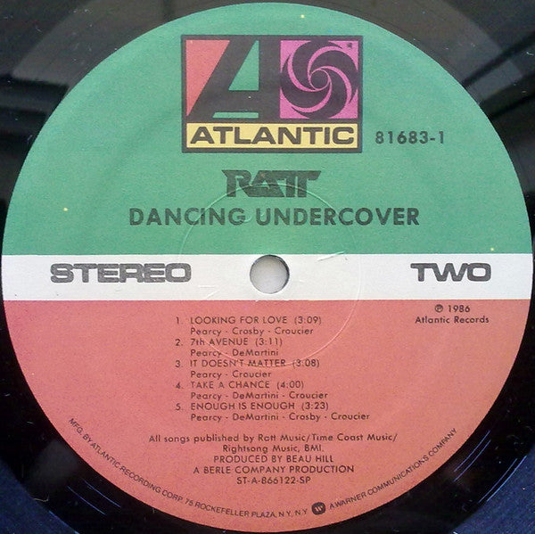 Ratt : Dancing Undercover (LP, Album, Spe)