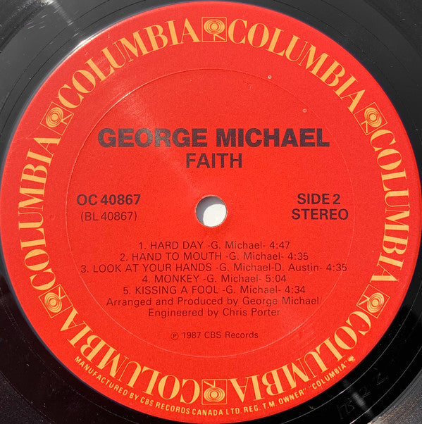George Michael : Faith (LP, Album, RE)