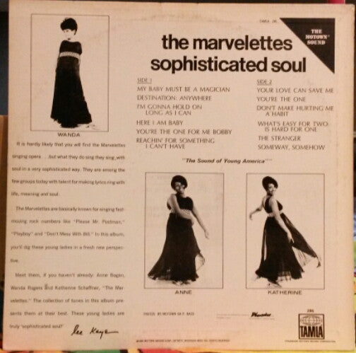 The Marvelettes : Sophisticated Soul (LP, Album)