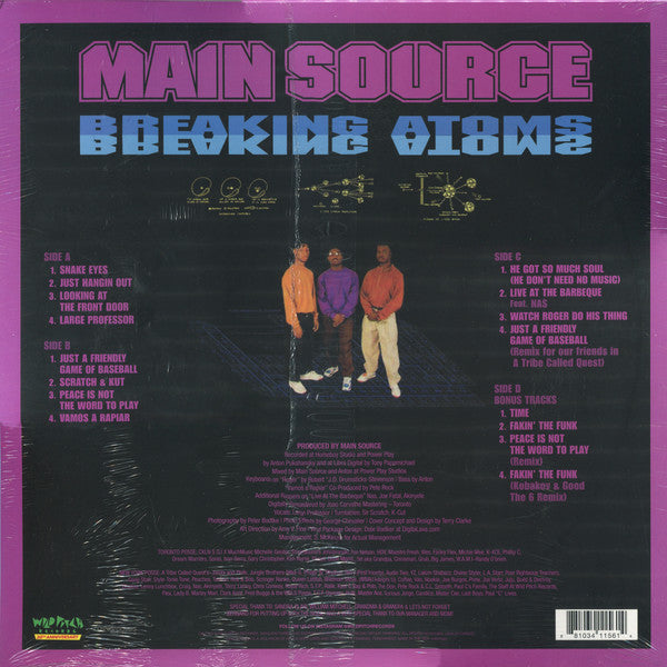 Main Source : Breaking Atoms (2xLP, Album, RE, RM, Blu)