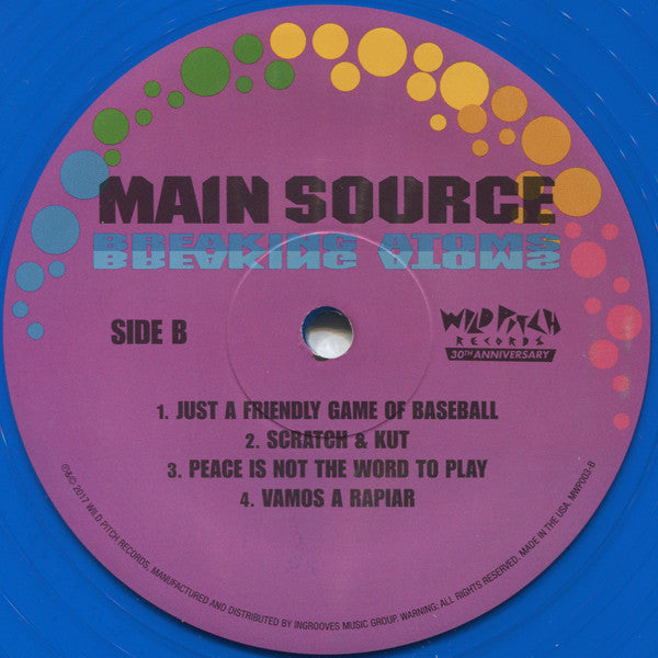 Main Source : Breaking Atoms (2xLP, Album, RE, RM, Blu)