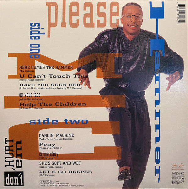 MC Hammer : Please Hammer Don't Hurt 'Em (LP, Album, Ltd, RE, Cle)