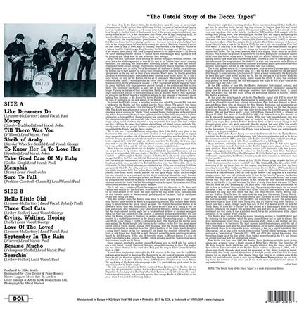 The Beatles : The Decca Tapes (LP, RE, Unofficial, Gat)