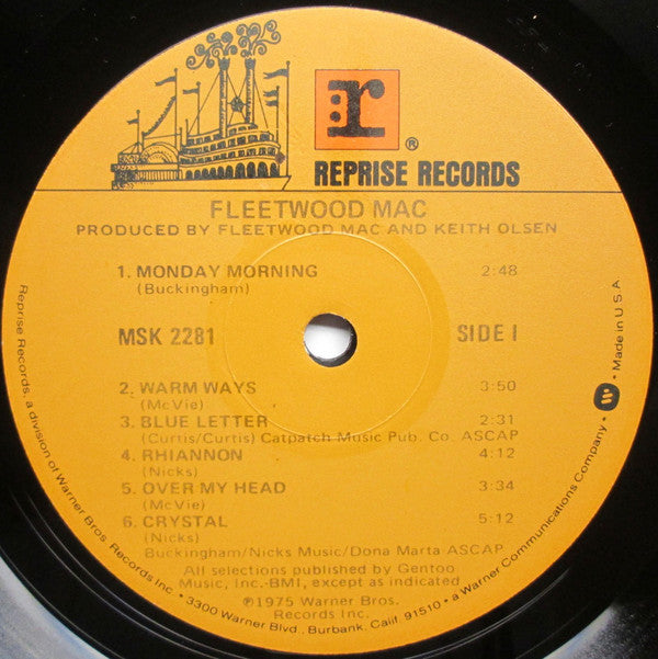 Fleetwood Mac : Fleetwood Mac (LP, Album, RE, Los)