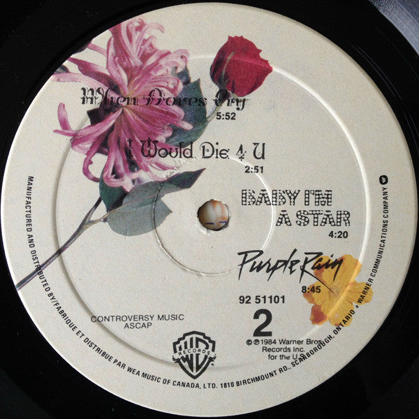 Prince And The Revolution : Purple Rain (LP, Album)