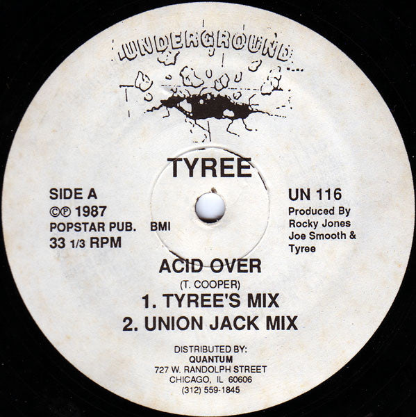 Tyree Cooper : Acid Over (12")