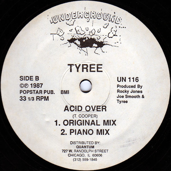 Tyree Cooper : Acid Over (12")