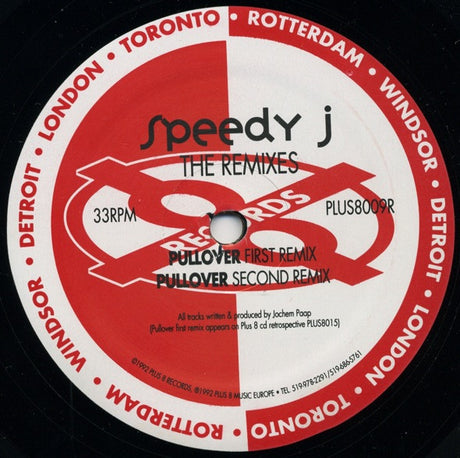 Speedy J : The Remixes (12")