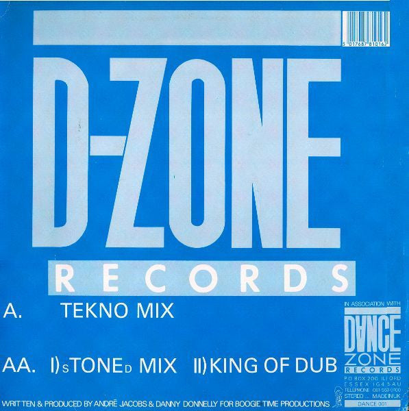 Hypersonic : Dance Tones (12")
