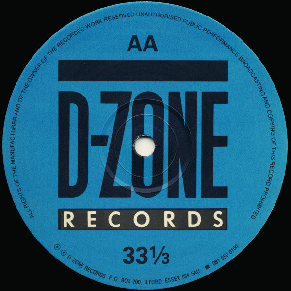 Hypersonic : Dance Tones (12")