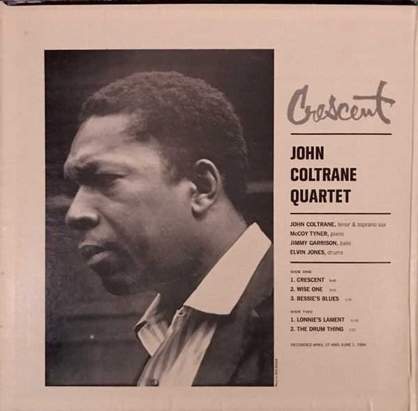 The John Coltrane Quartet : Crescent (LP, Promo, RE, Gat)