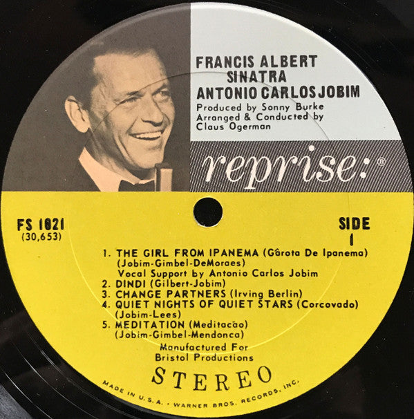 Frank Sinatra & Antonio Carlos Jobim : Francis Albert Sinatra & Antonio Carlos Jobim (LP, Album, M/Print)