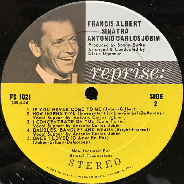 Frank Sinatra & Antonio Carlos Jobim : Francis Albert Sinatra & Antonio Carlos Jobim (LP, Album, M/Print)
