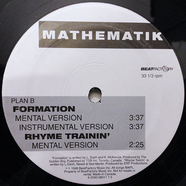 Mathematik : Better By The Letter (12")