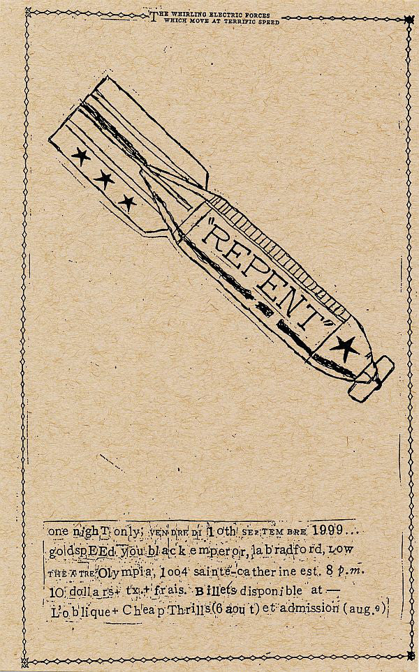 Godspeed You Black Emperor! : F♯ A♯ ∞ (LP, Album, RP, Tra)