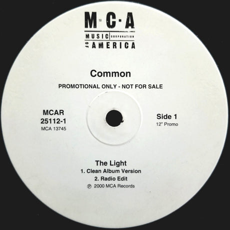 Common : The Light (12", Promo)