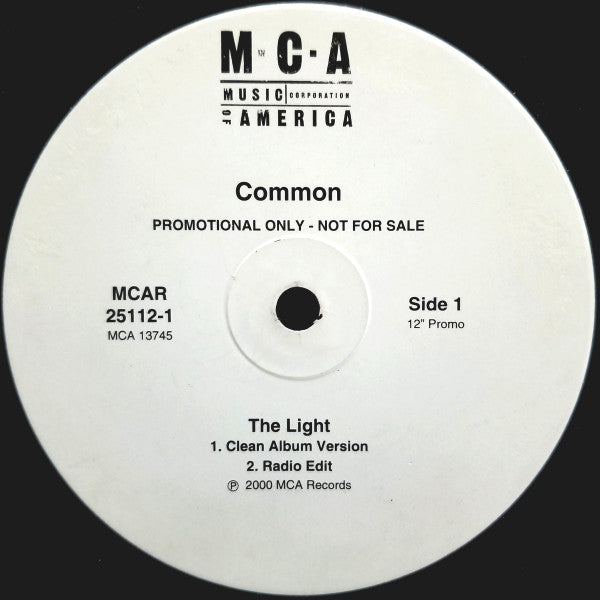 Common : The Light (12", Promo)