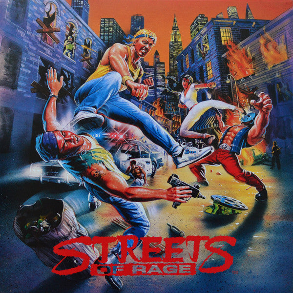 Yuzo Koshiro : Streets Of Rage = ベア・ナクッル 怒りの鉄拳 (LP, Album, RM, RP, Red)