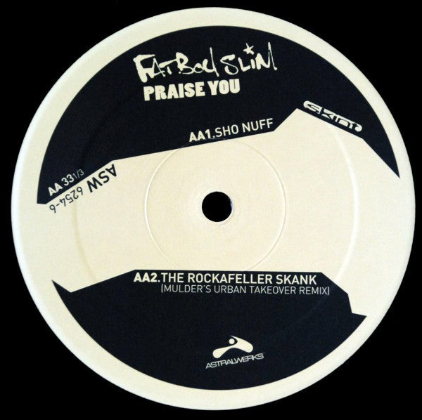 Fatboy Slim : Praise You (12")