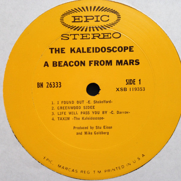 Kaleidoscope (3) : A Beacon From Mars (LP, Album, San)