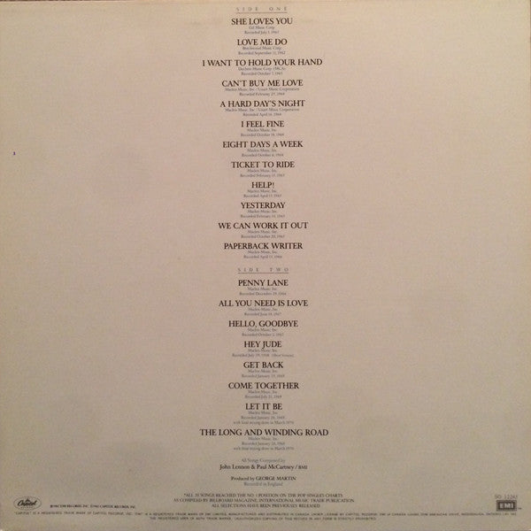 The Beatles : 20 Greatest Hits (LP, Comp, M/Print)