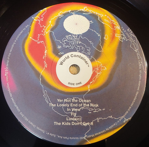 The Tragically Hip : World Container (LP, Album, RE)