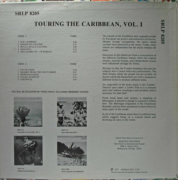 Various : Touring The Caribbean, Vol. I (LP)