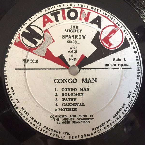 Mighty Sparrow : Congo Man (LP, Album)