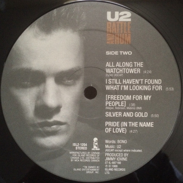 U2 : Rattle And Hum (2xLP, Album)