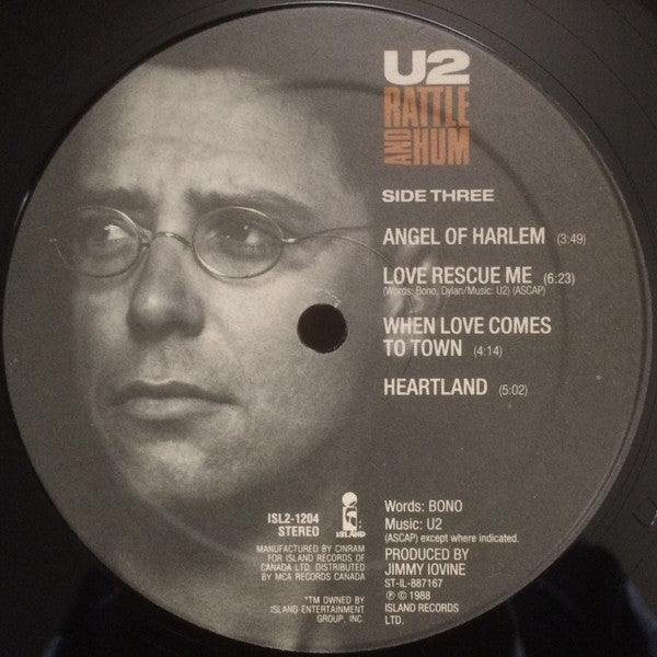 U2 : Rattle And Hum (2xLP, Album)