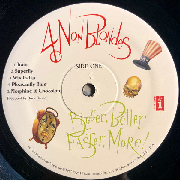 4 Non Blondes : Bigger, Better, Faster, More! (LP, Album, RE, 25t)
